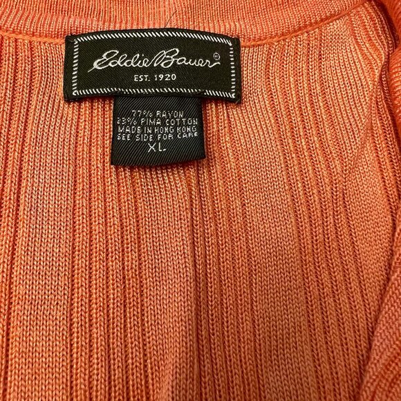 Eddie Bauer Women's Short Sleeve Sweater - Size XL - EUC - Picture 2 of 4